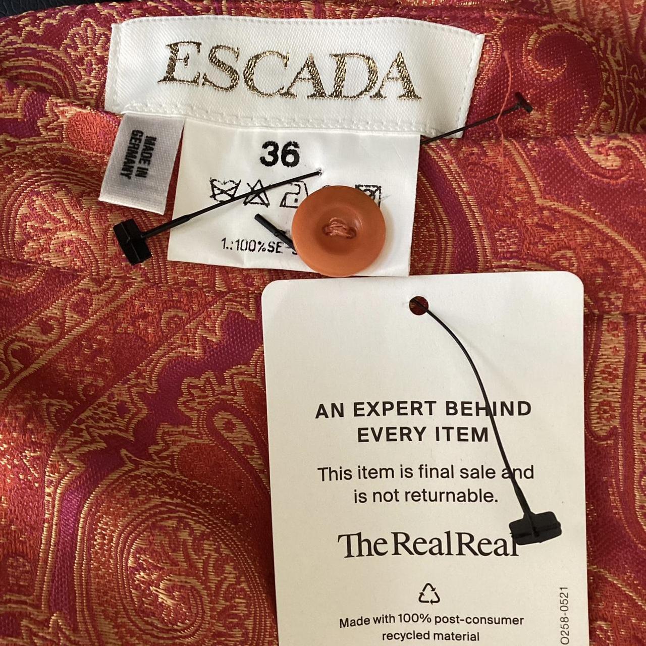 ESCADA pink and orange pants tag says size 36 -... - Depop