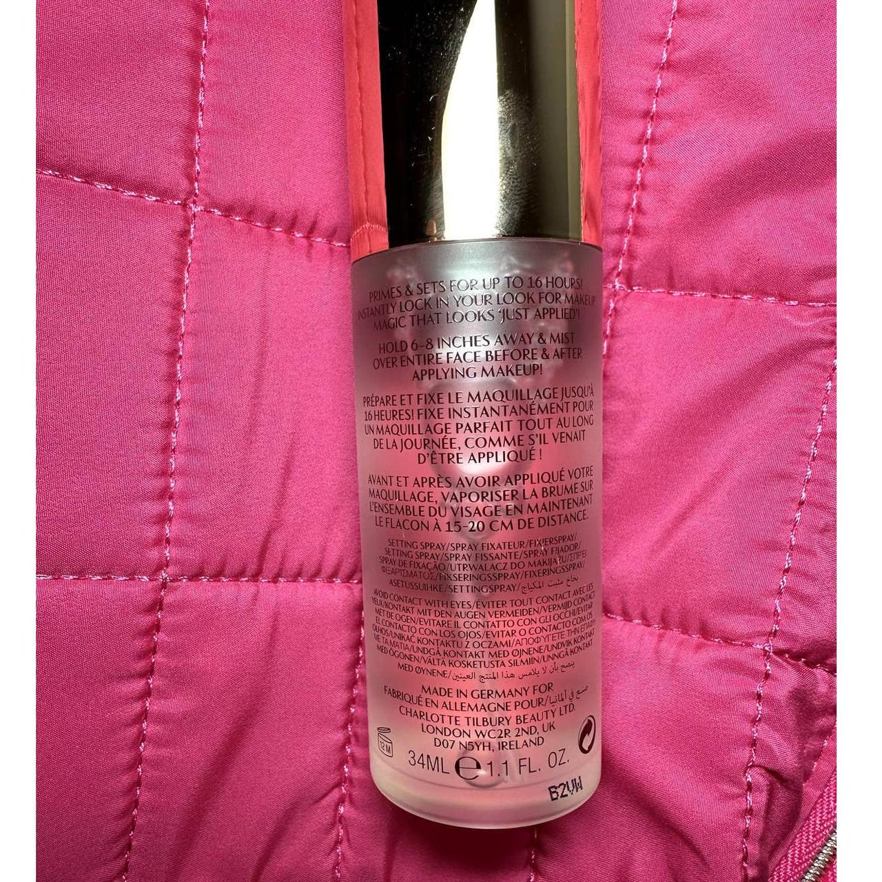  Charlotte Tilbury Airbrush Flawless Setting Spray 1.1 FL oz /  34 ml, Red : Beauty & Personal Care