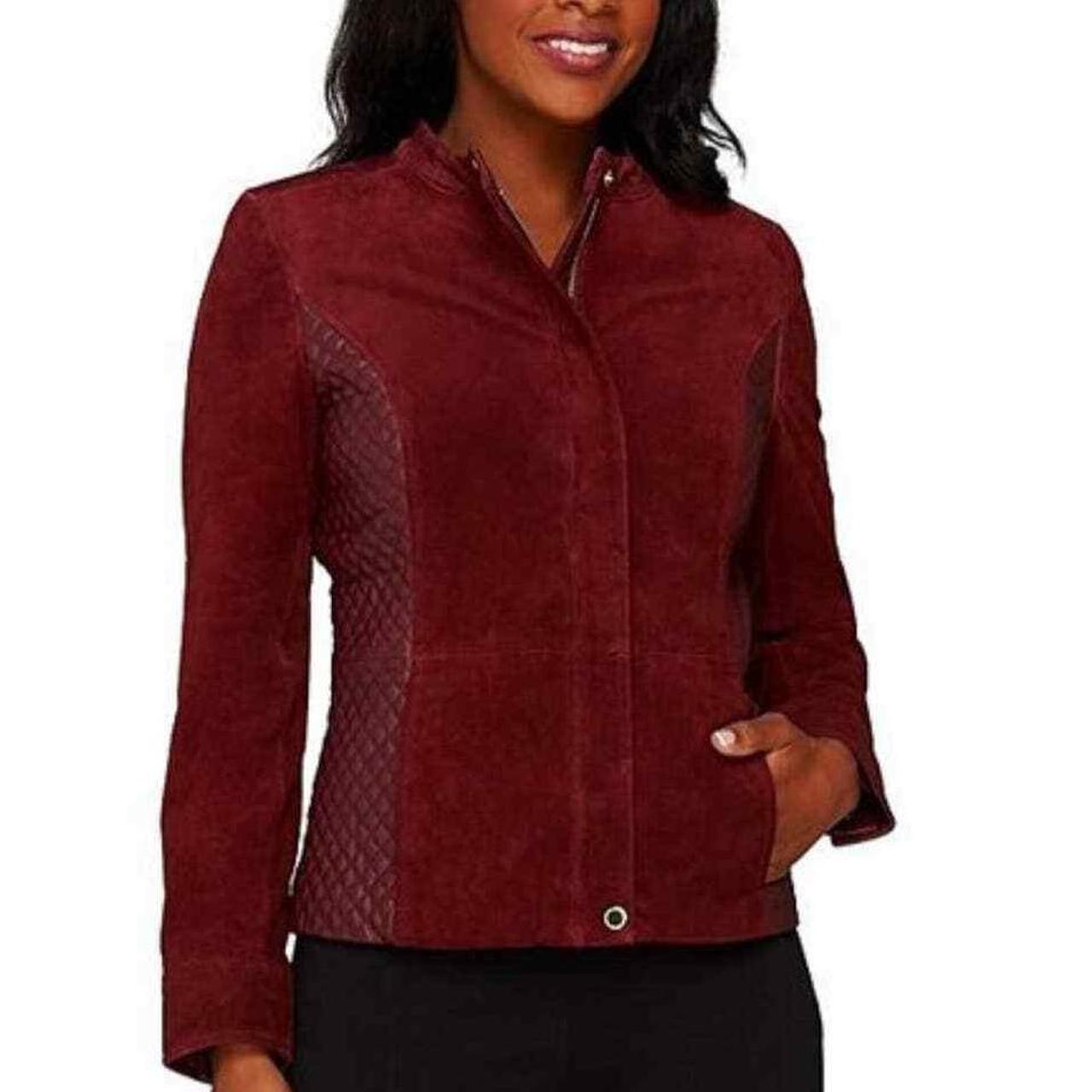 Isaac mizrahi quilted jacket best sale