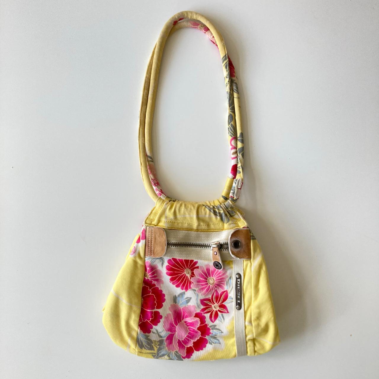 Iconic 00s Diesel 'Divina' fabric handbag/backpack | Depop