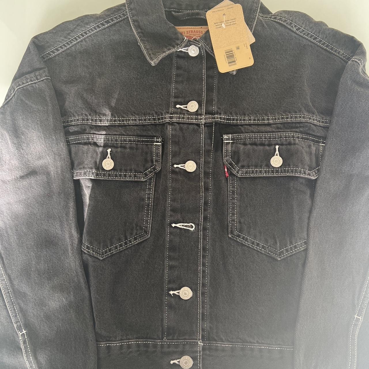 Levi Strauss &Co. Denim Women Jacket Black Color - Depop