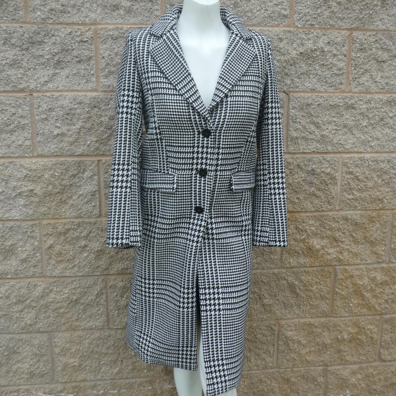 H&m plaid clearance trench coat