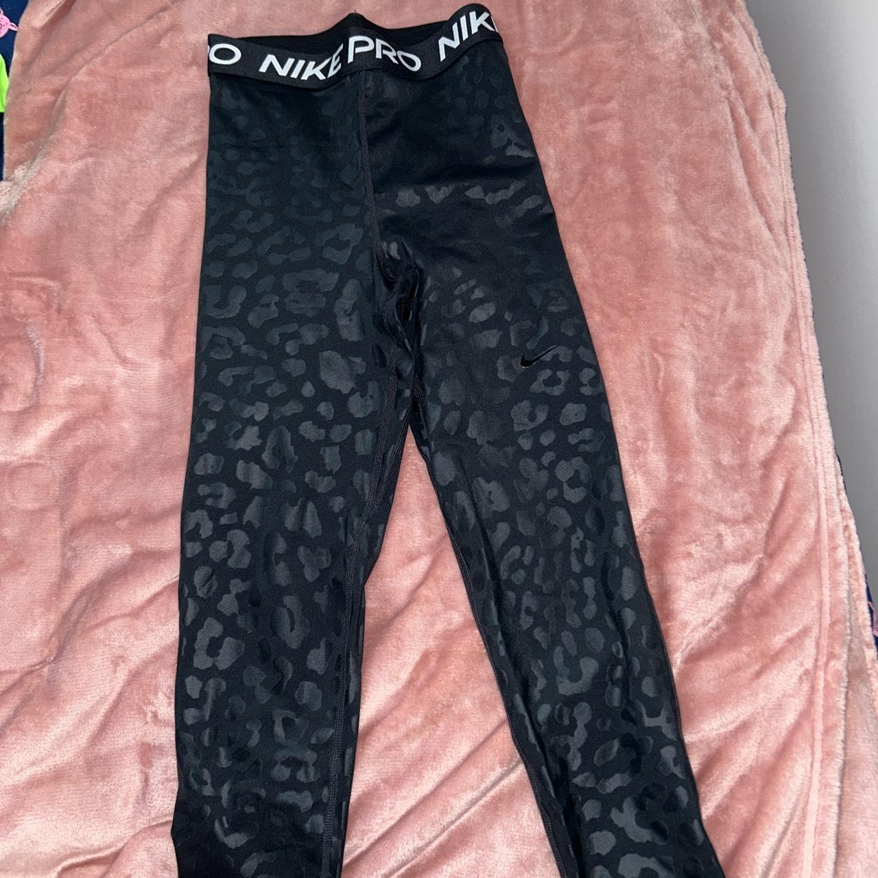 womens nike pro black leggings