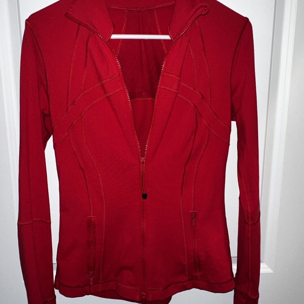 Dark Red Lululemon Define Jacket Size 6, W, worn once