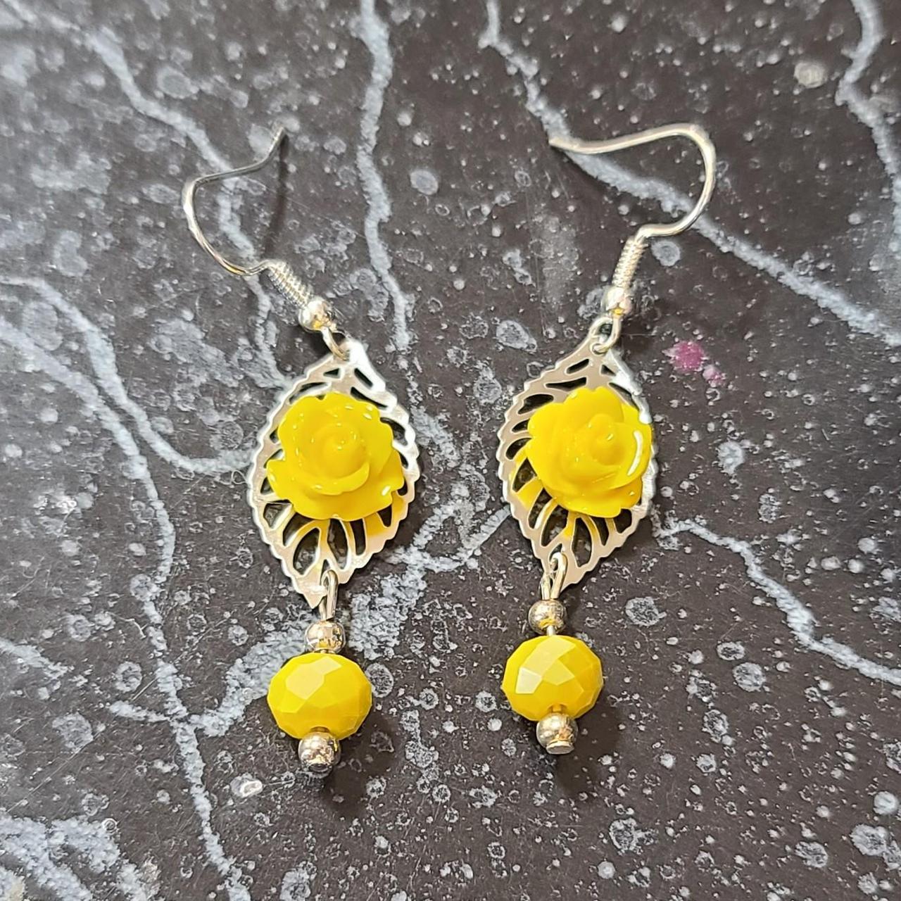 Cute on sale yellow earrings