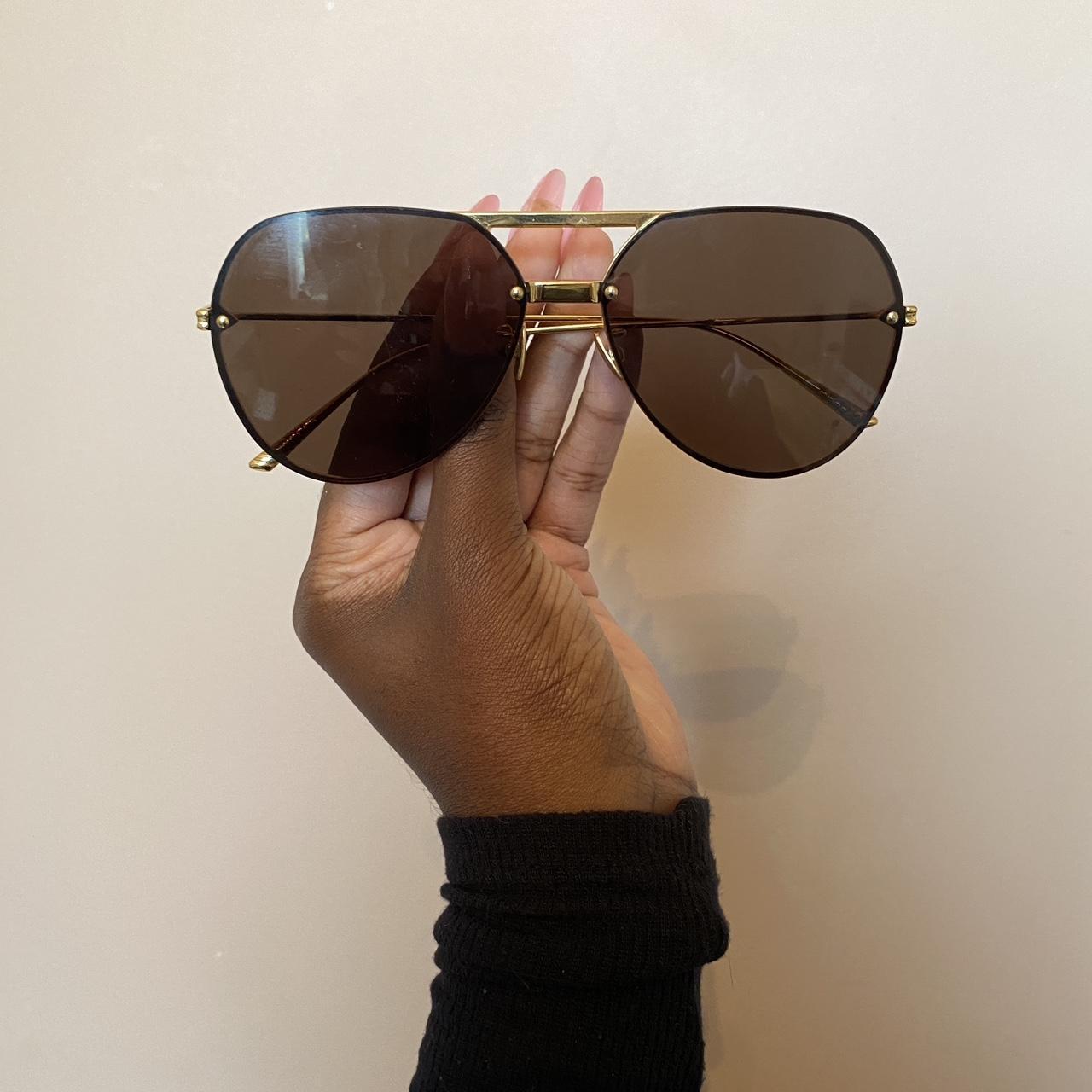 Bottega sunglasses. Aviator come with case. Depop