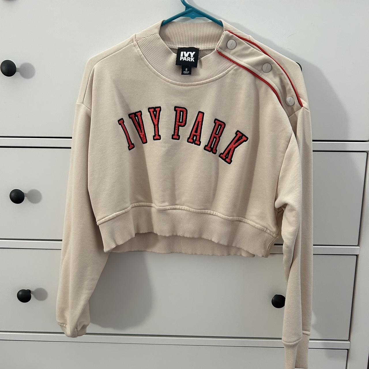 Ivy park cropped sweatshirt hotsell