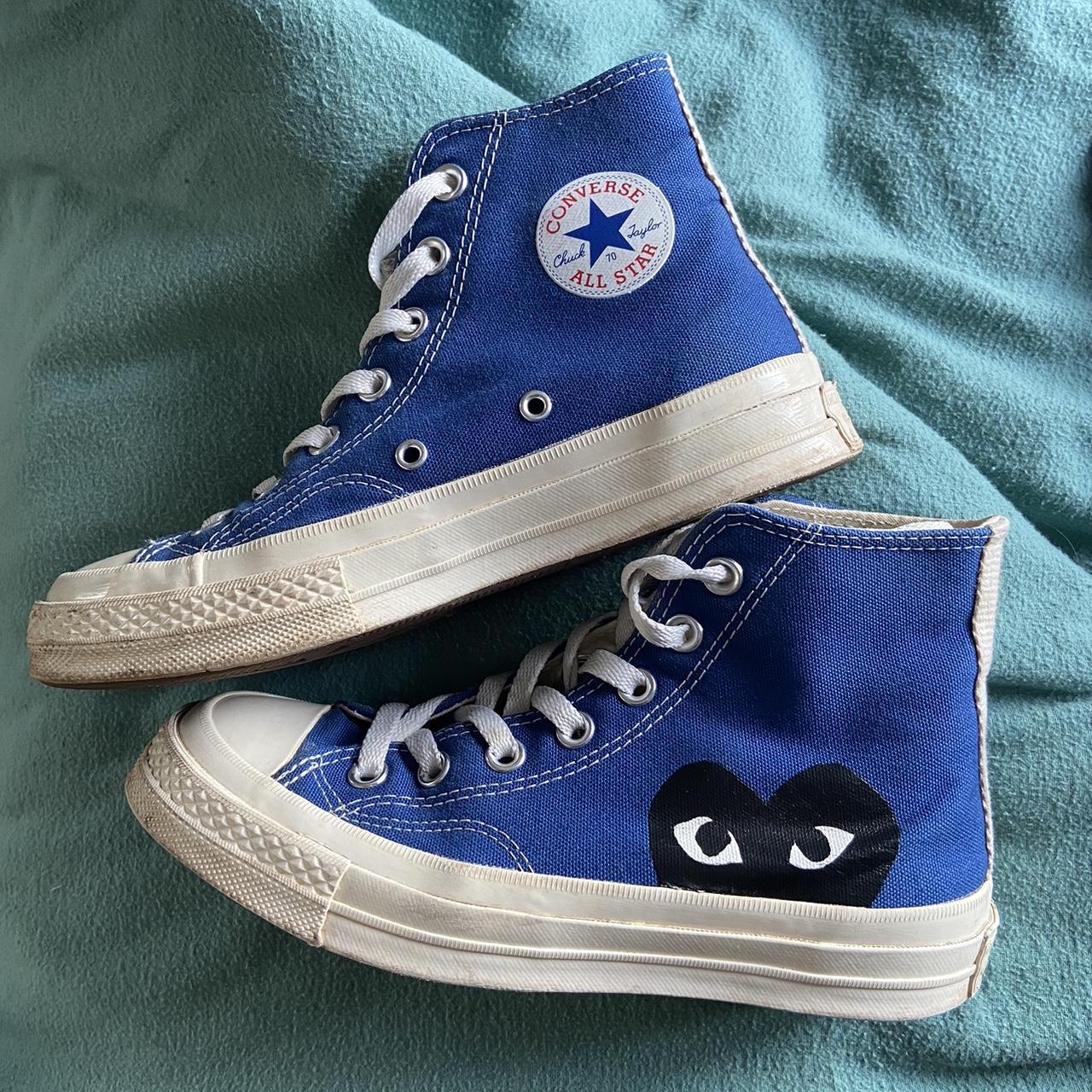 Cdg cheap converse blue