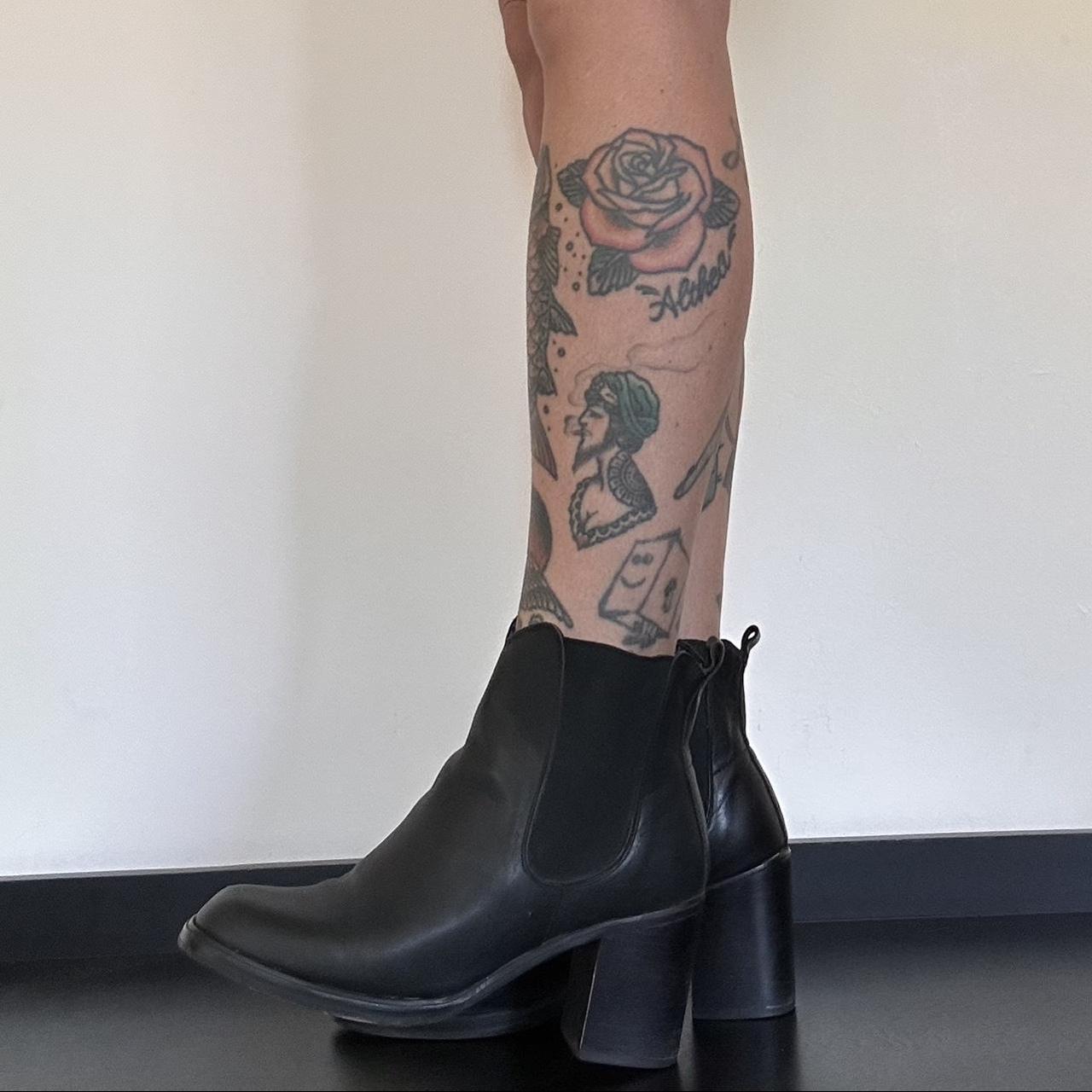 Charles david store black booties