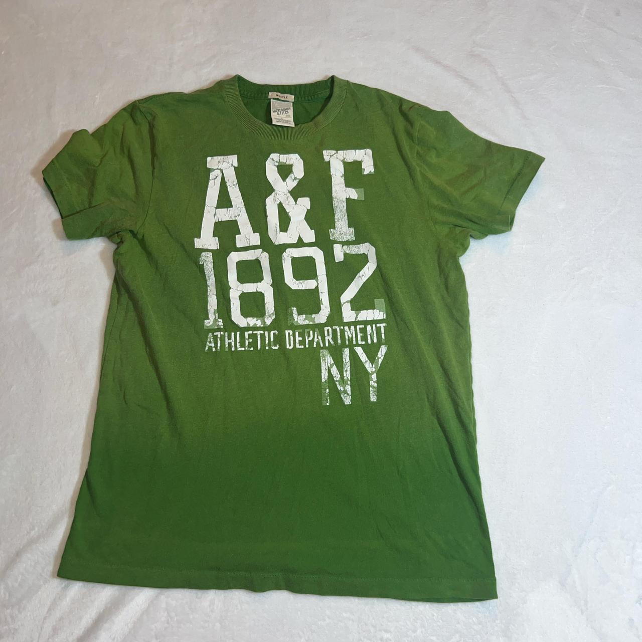 Abercrombie&Fitch - アバクロ Tシャツ メンズ グリーンの通販