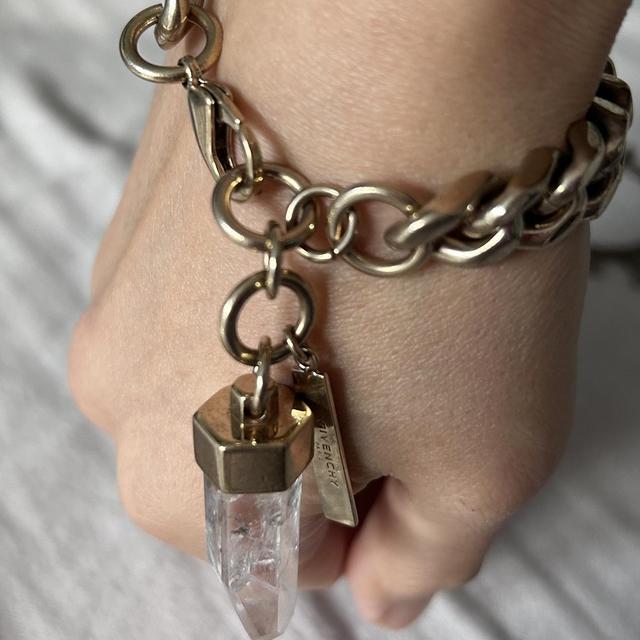 Givenchy Bracelet Gold Givenchy Bracelet Vintage Glass Cabochon