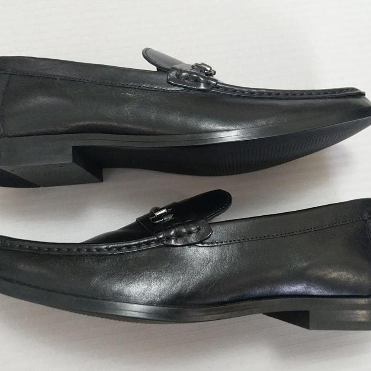 Men’s Black Leather Loafers. Size 8. In great... Depop