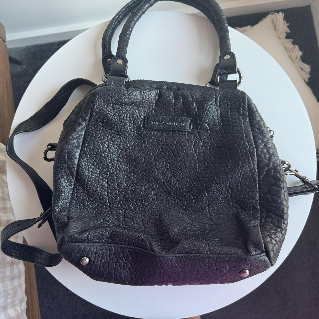 Status Anxiety Last Mountains Bag Black... Depop