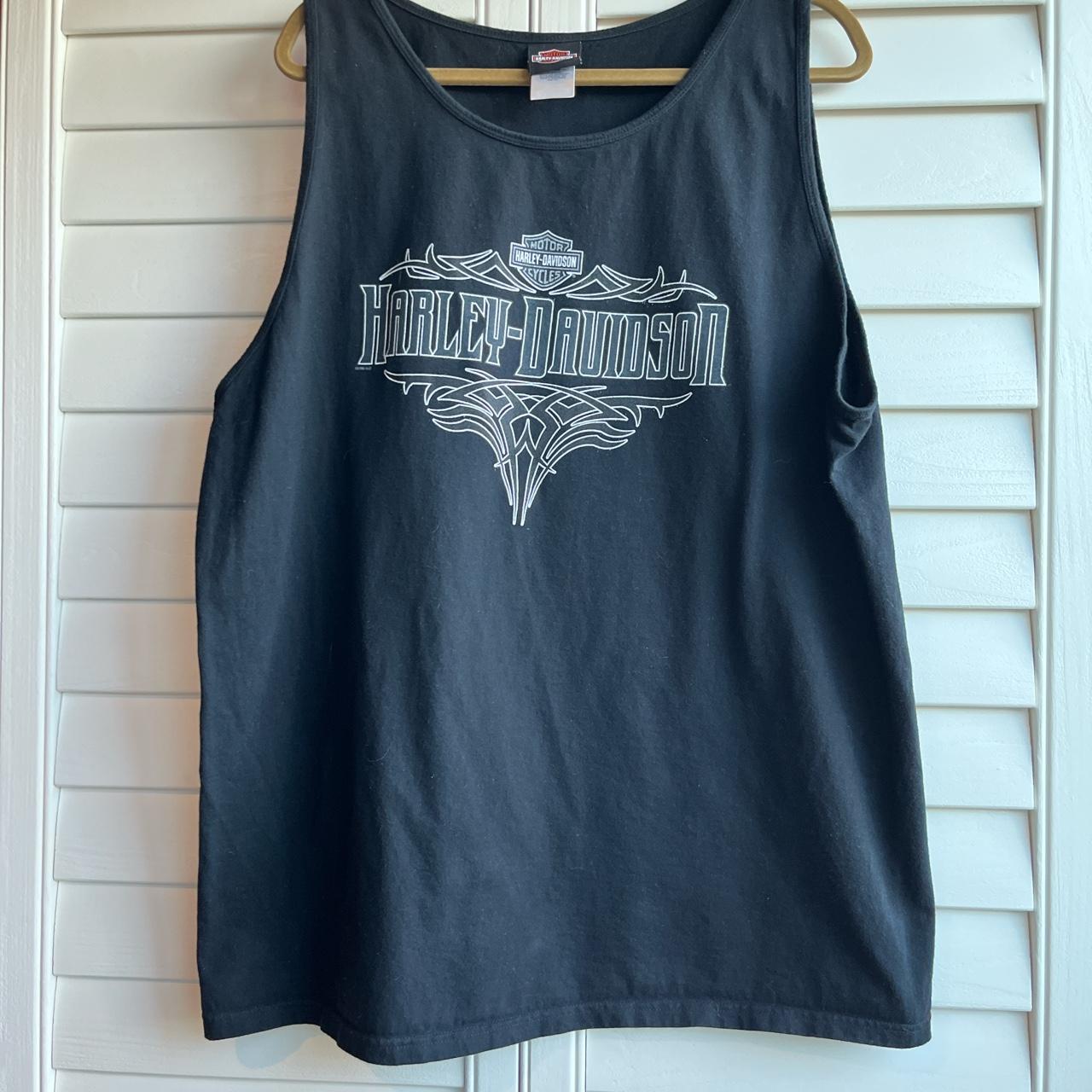 Graphic Harley Tank Top Size 2XL fits like XL NO... - Depop