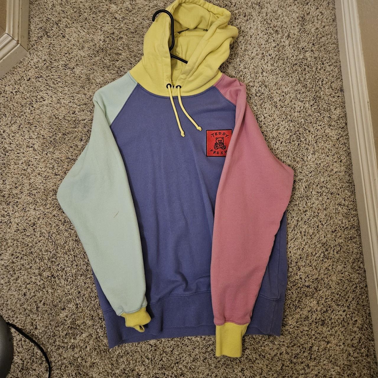 Multicolor hotsell hoodie pastel