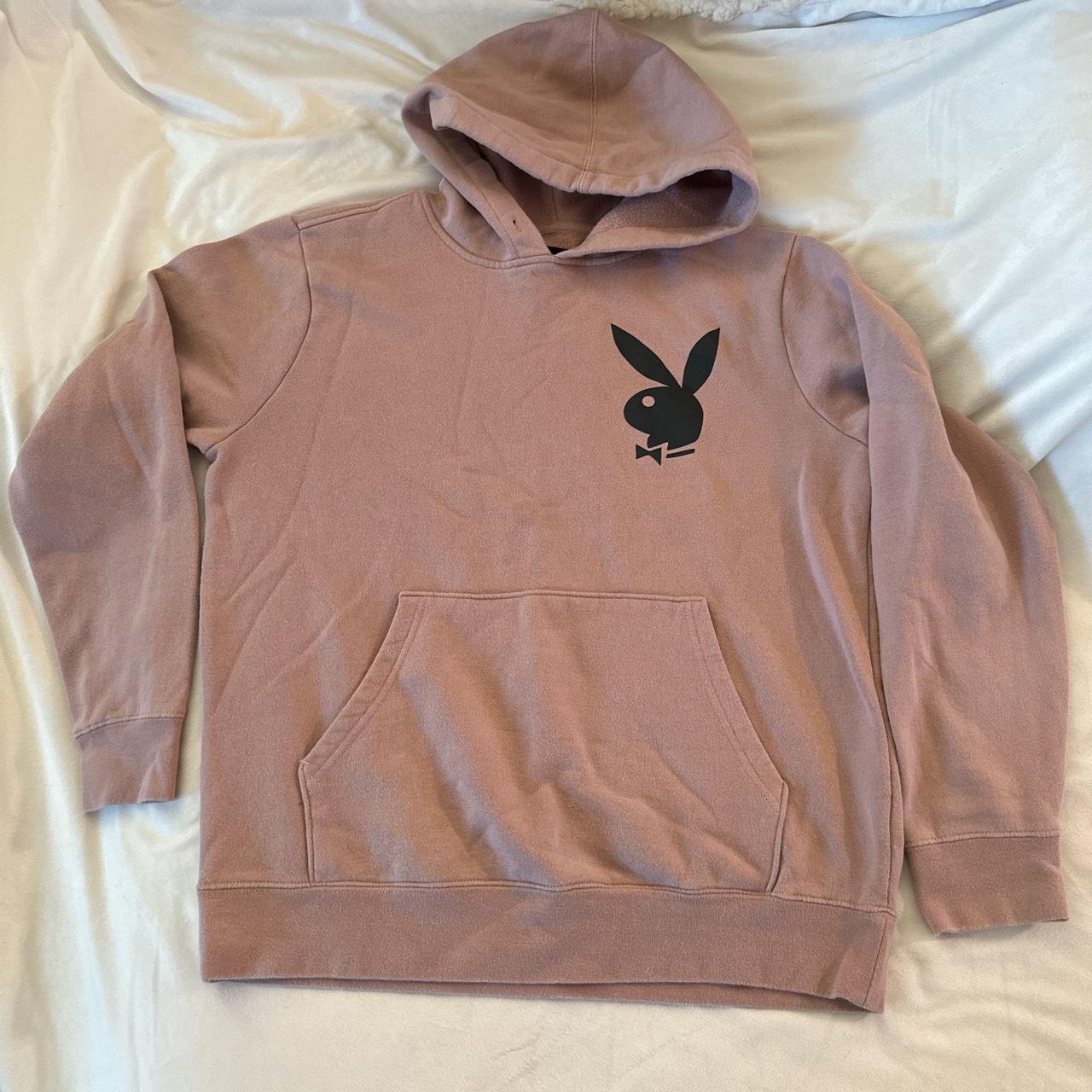 Light pink playboy discount hoodie