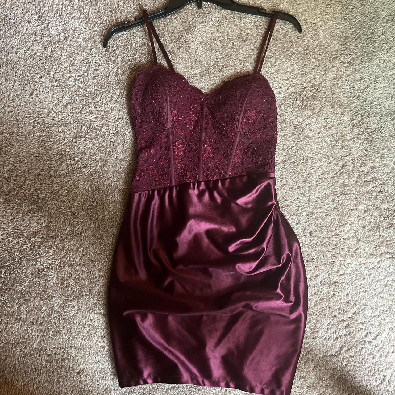 David s Bridal Short Dress hoco wedding homecoming Depop