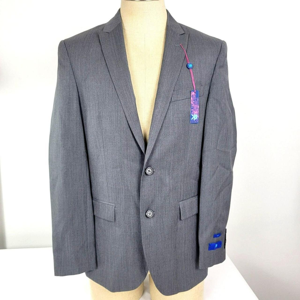 EGARA Slim Fit Suit Sport Jacket 40 R 40R Men s Gray. Depop