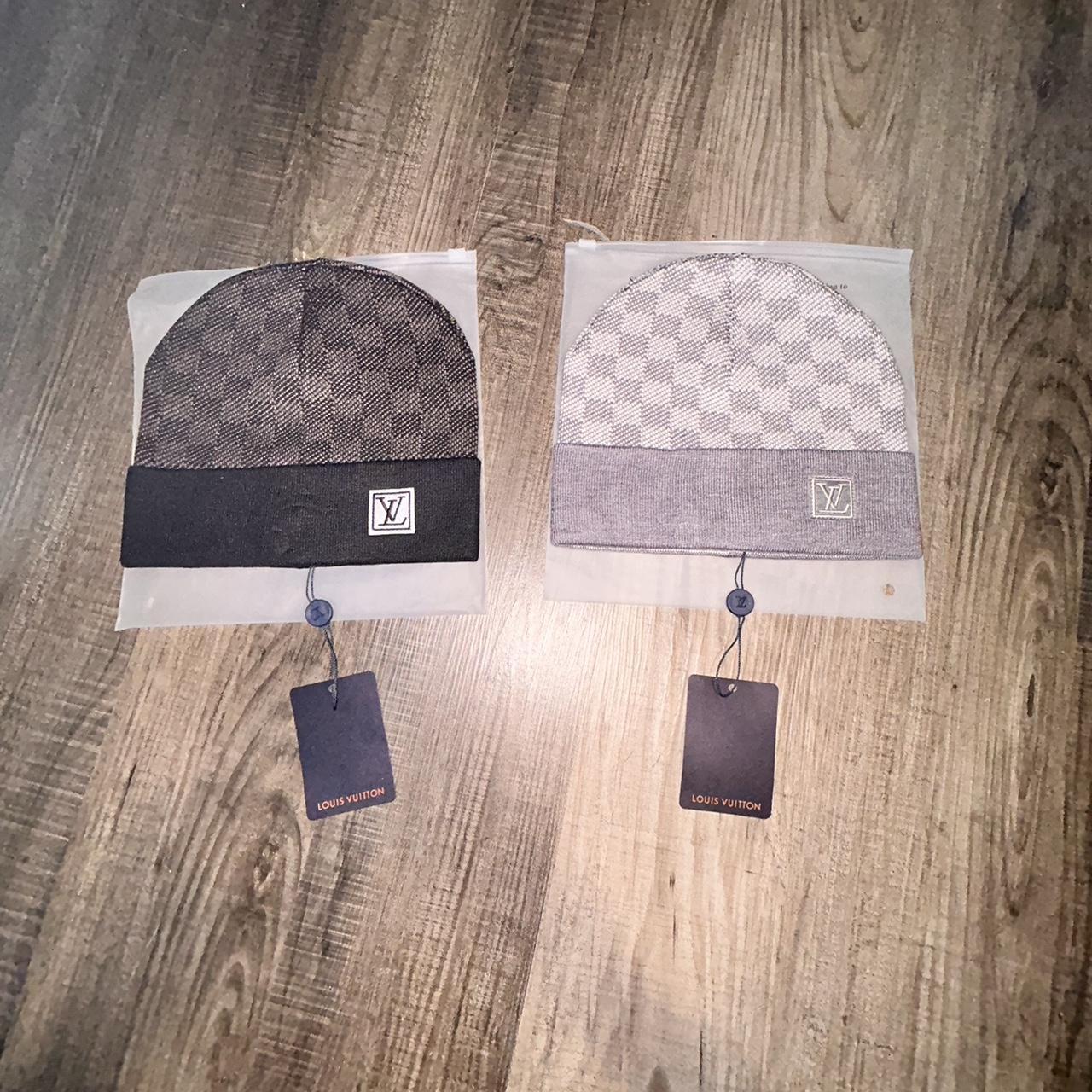 Louis Vuitton Beanie Gently Worn One Size Grey/ - Depop