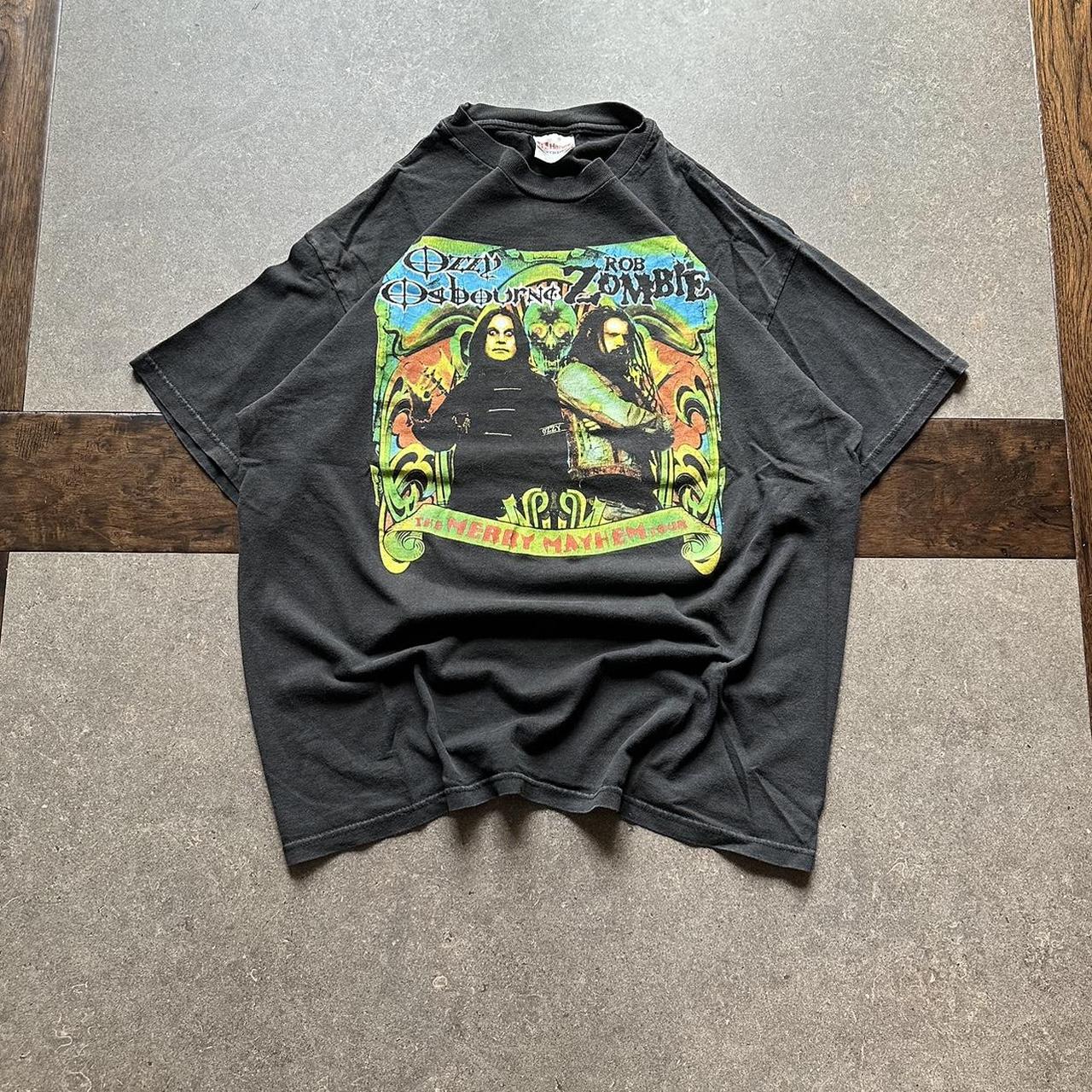 Vintage Ozzy and Rob Zombie cheapest Shirt