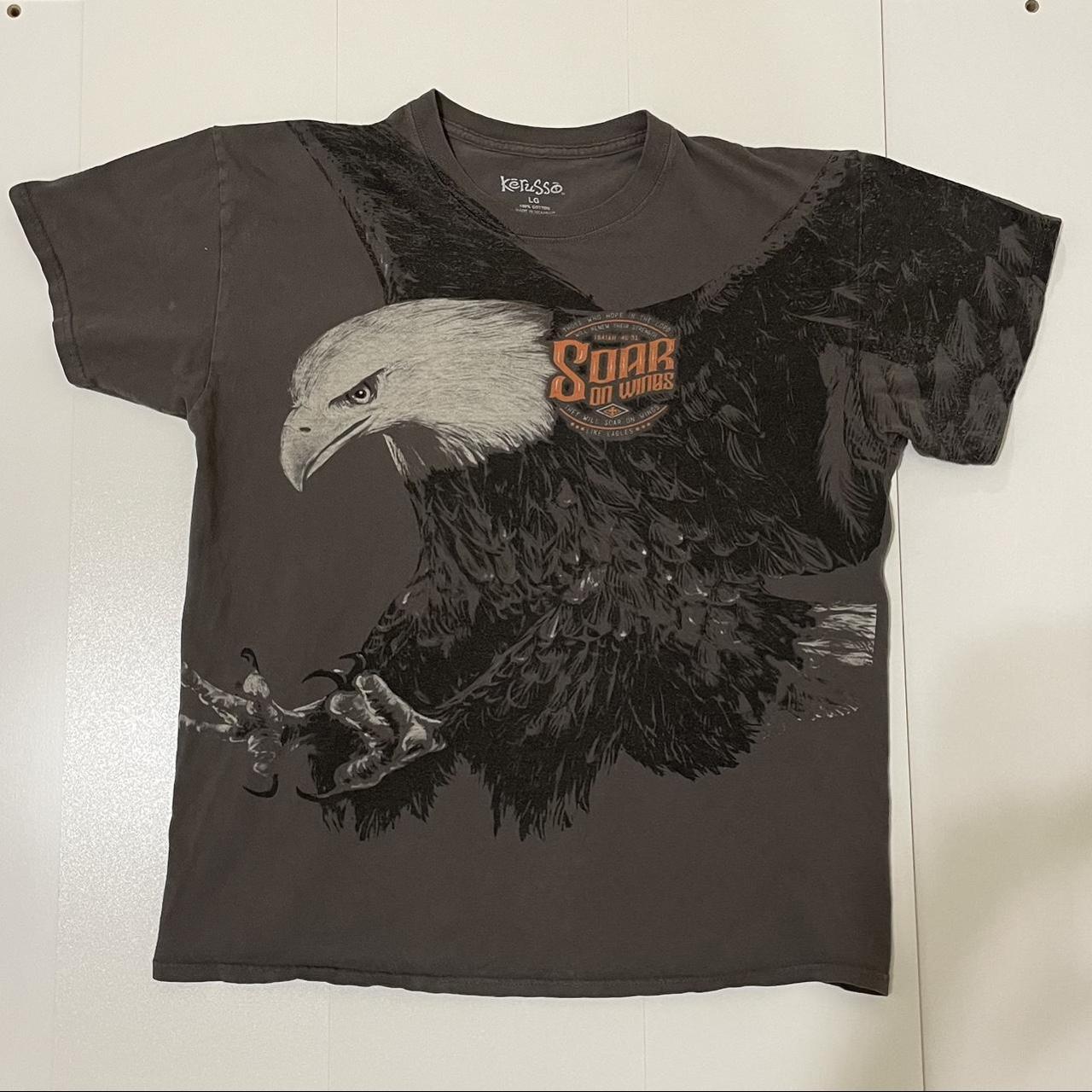 Full print kerusso eagle shirt Accepting... - Depop