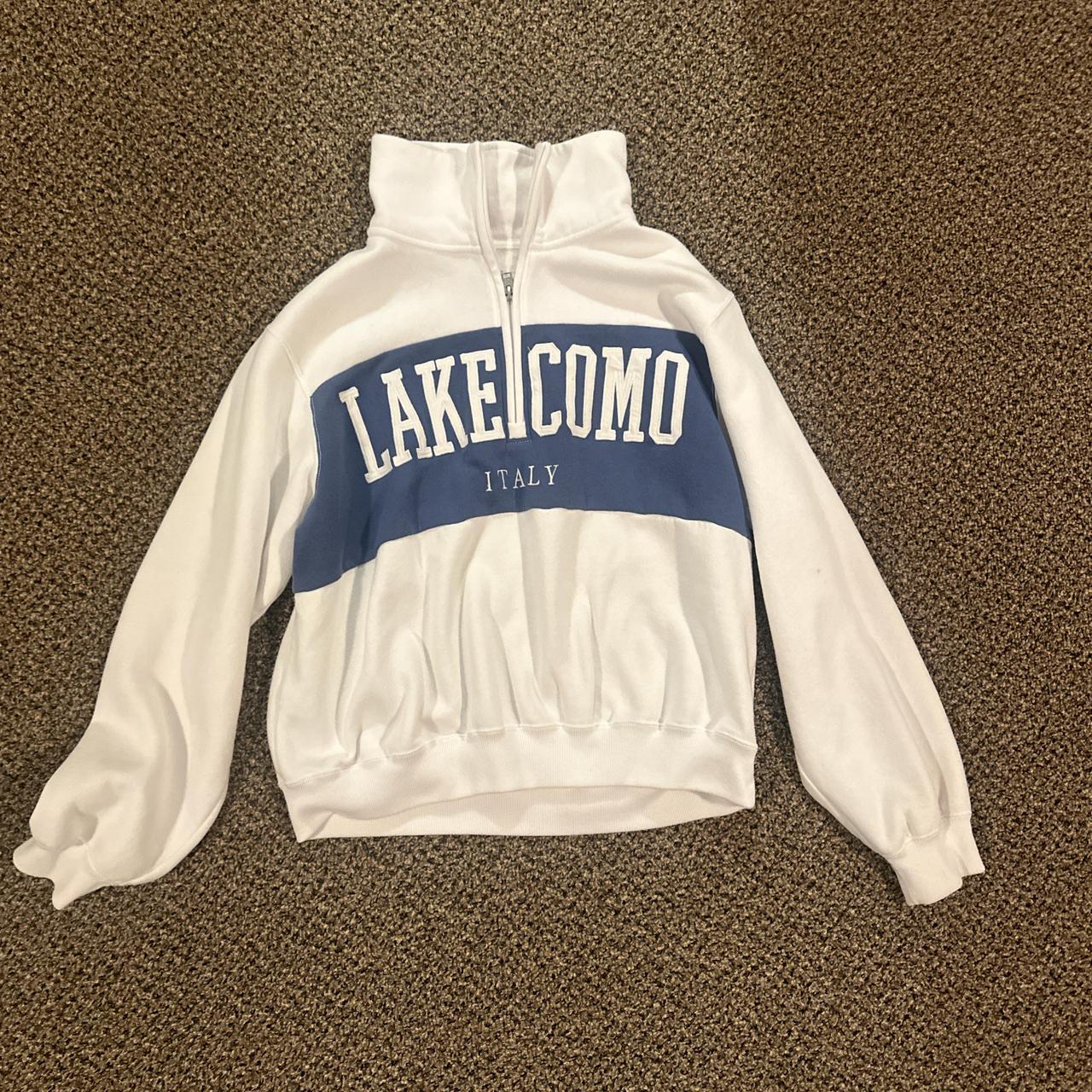 HOLLISTER LAKE COMO TURTLENECK BALLOON SWEATSHIRT Depop