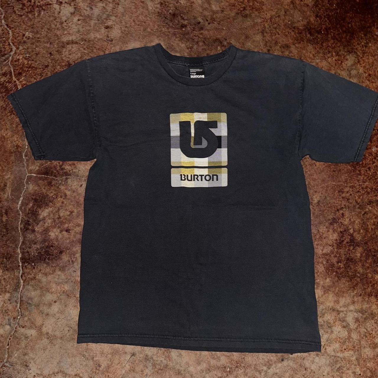 Burton Snowboards TShirt Cyber Y2K Style Size... Depop