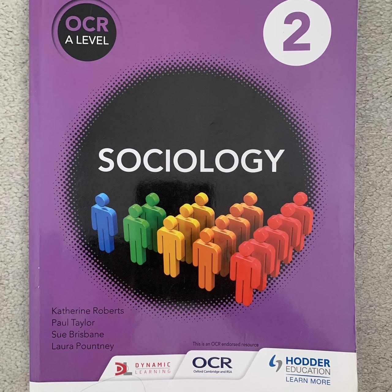 OCR A Level Sociology Book 2 - Depop