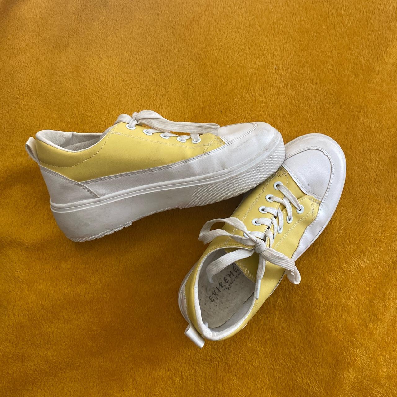 Extreme Fit Women's Yellow and White Footwear