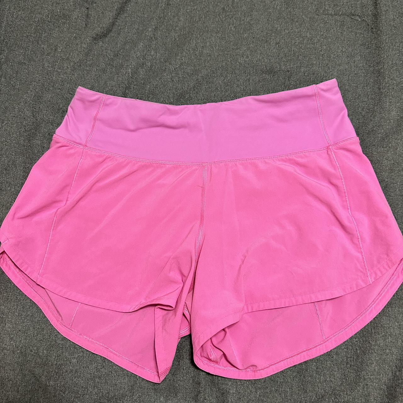 LULULEMON dark prism pink speed up mid rise 4 inch... - Depop