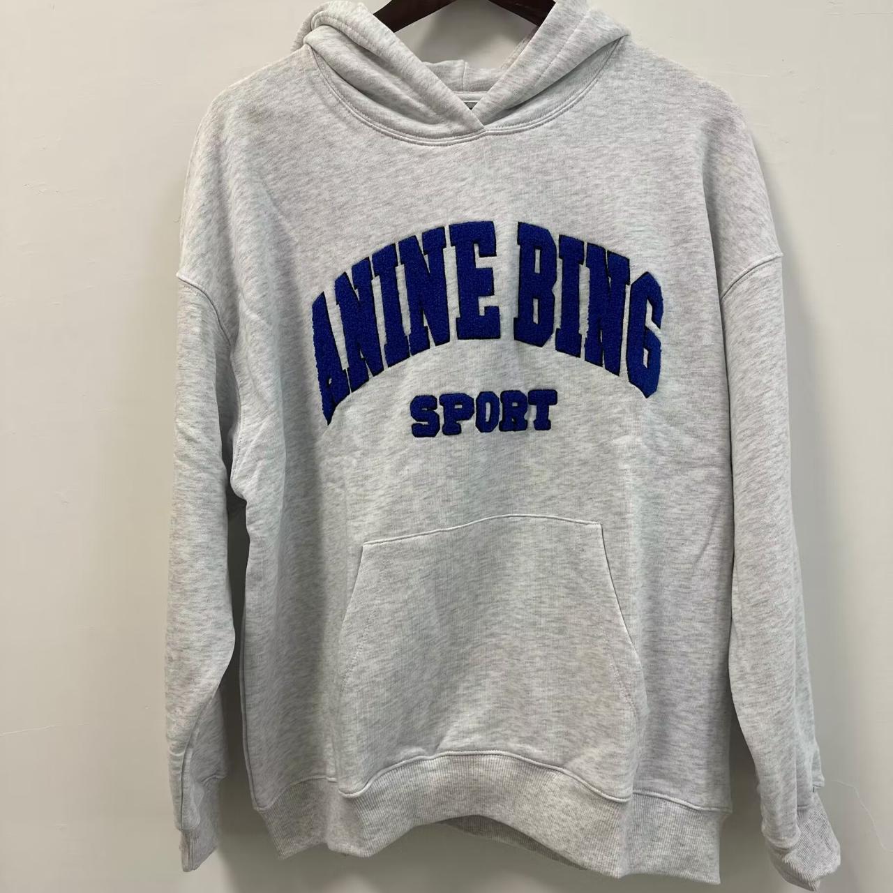 Anine Bing Sport Hoodie Size M Grey I have worn it... - Depop