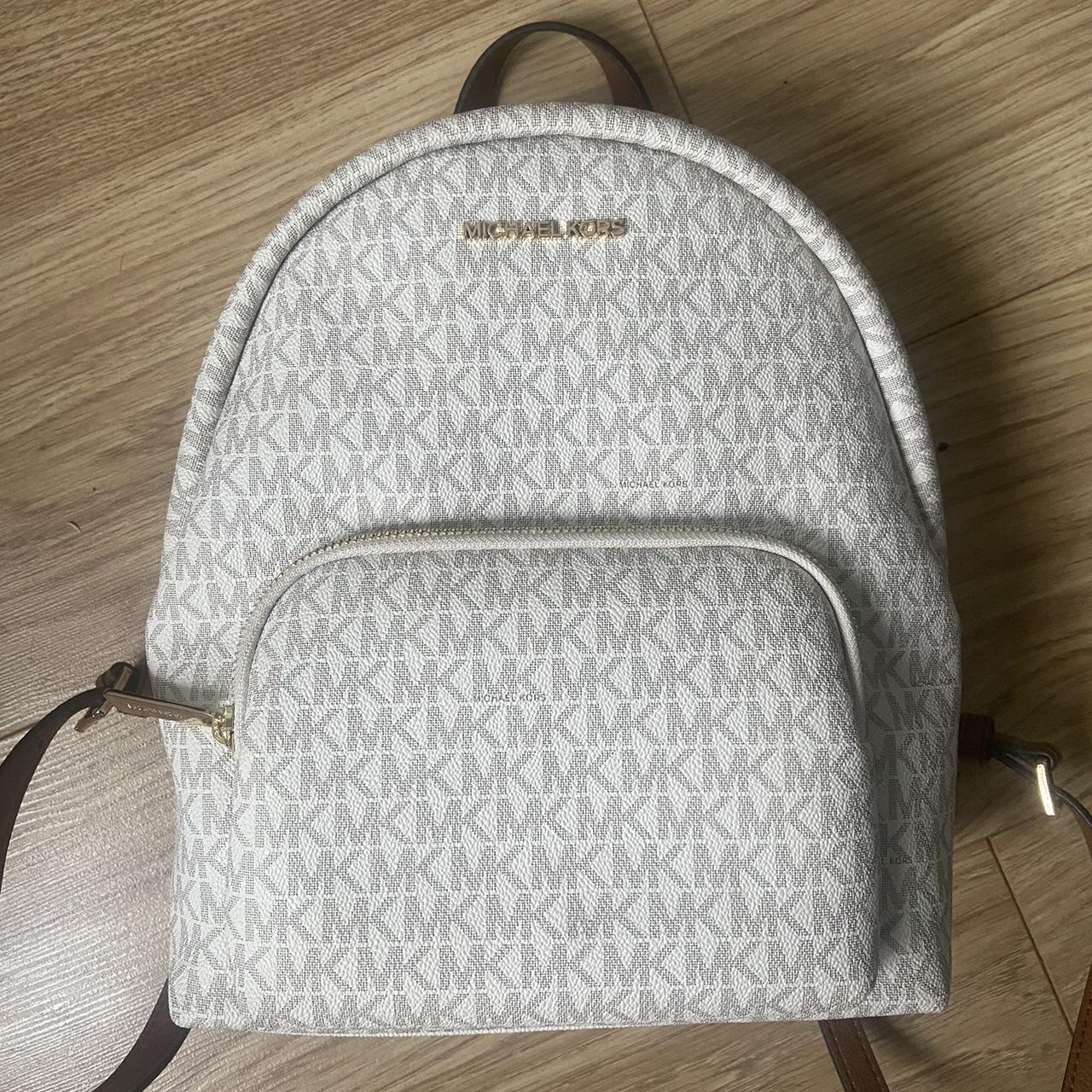 Michael kors hot sale grey backpack