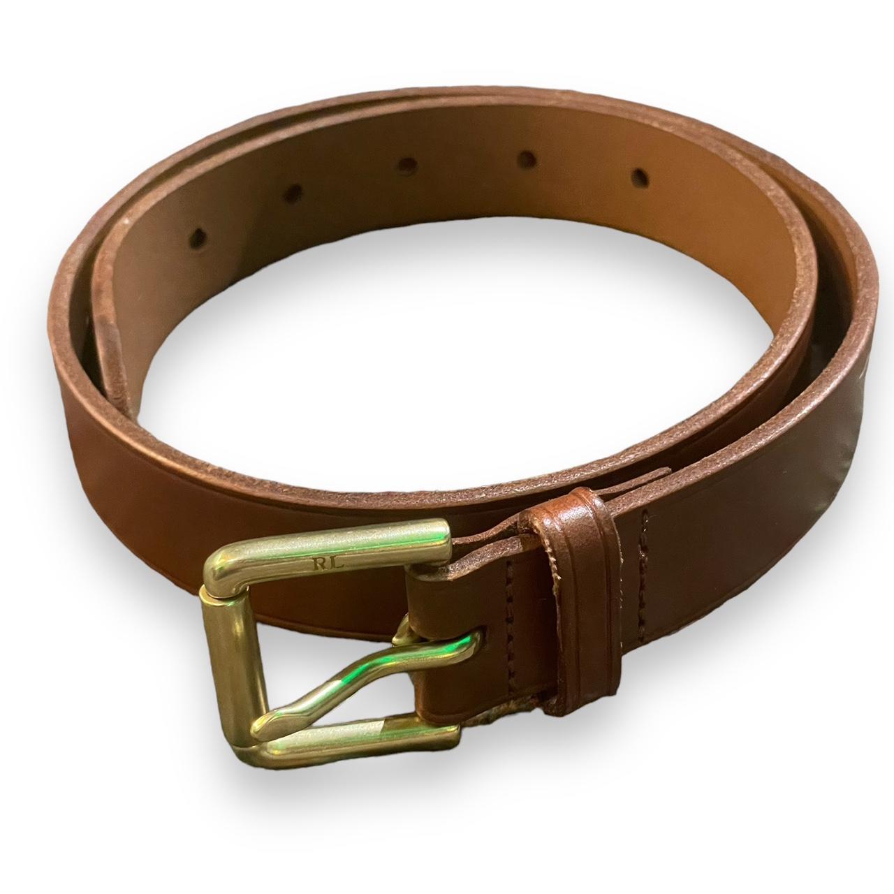 Vintage Leather Belt (Tan)