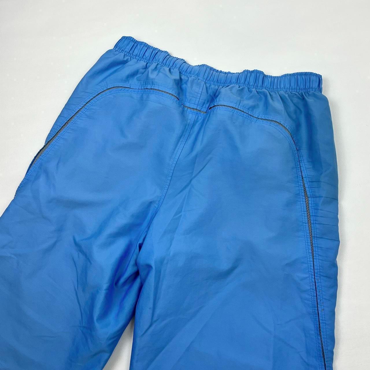 Nike TN 3/4 Length Tracksuit Shorts - Blue Size -... - Depop