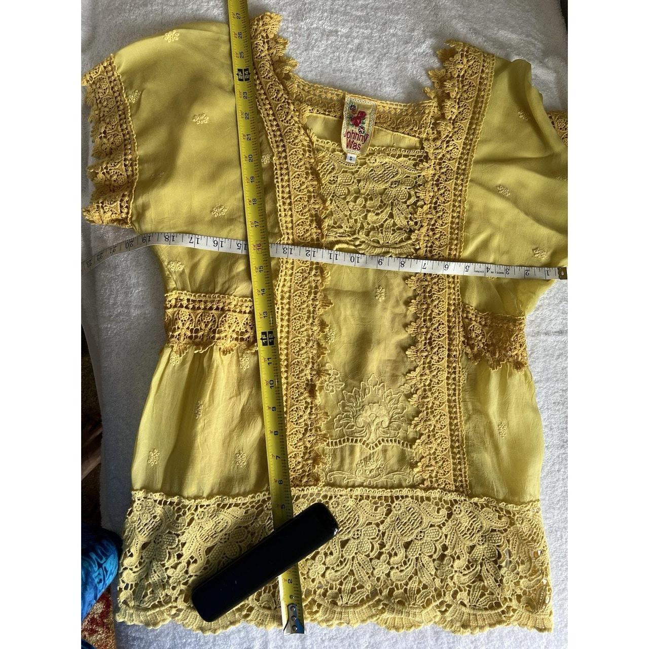 Johnny Was Women's T-shirt - Yellow - S – Johnny … - image 5