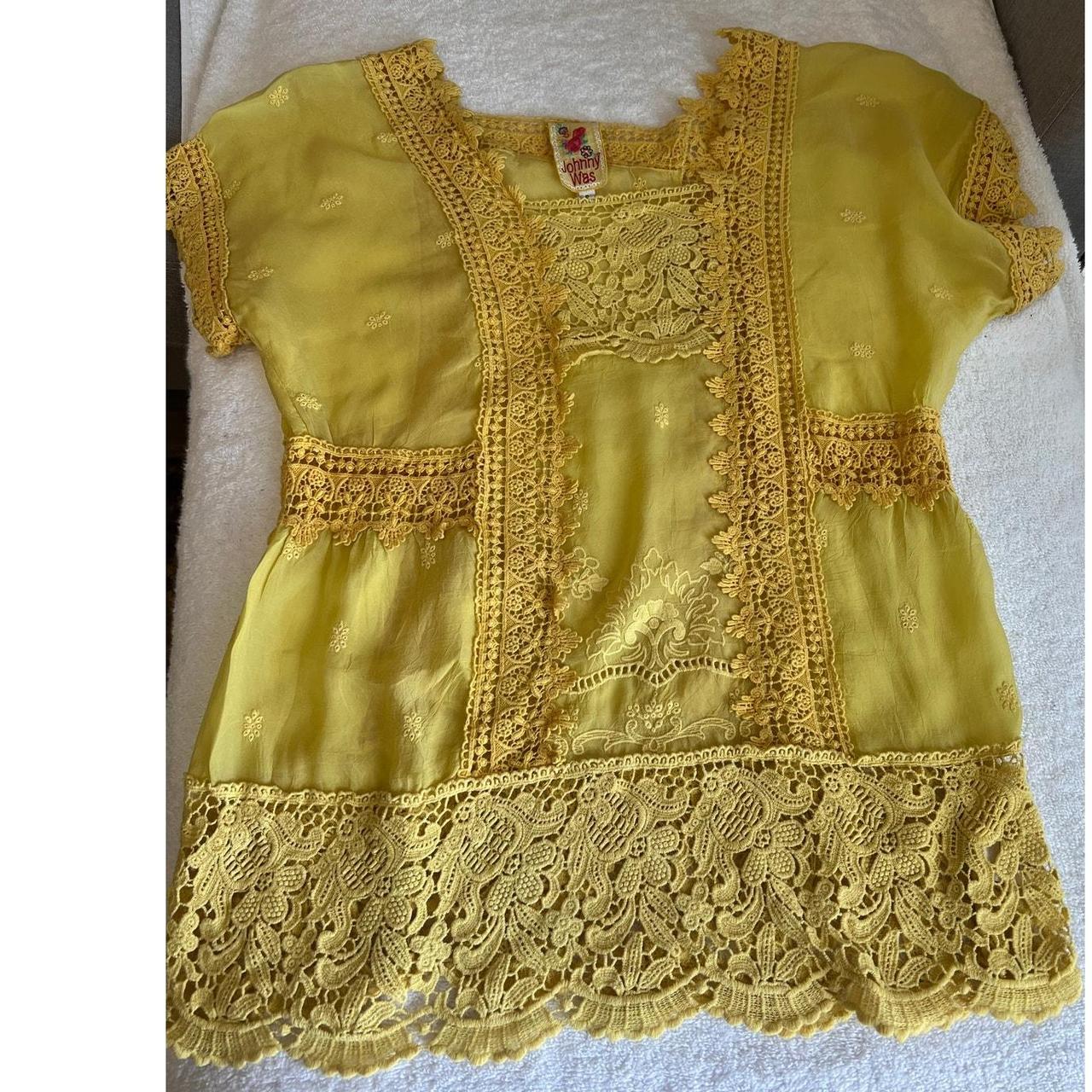 Johnny Was Women's T-shirt - Yellow - S – Johnny … - image 7