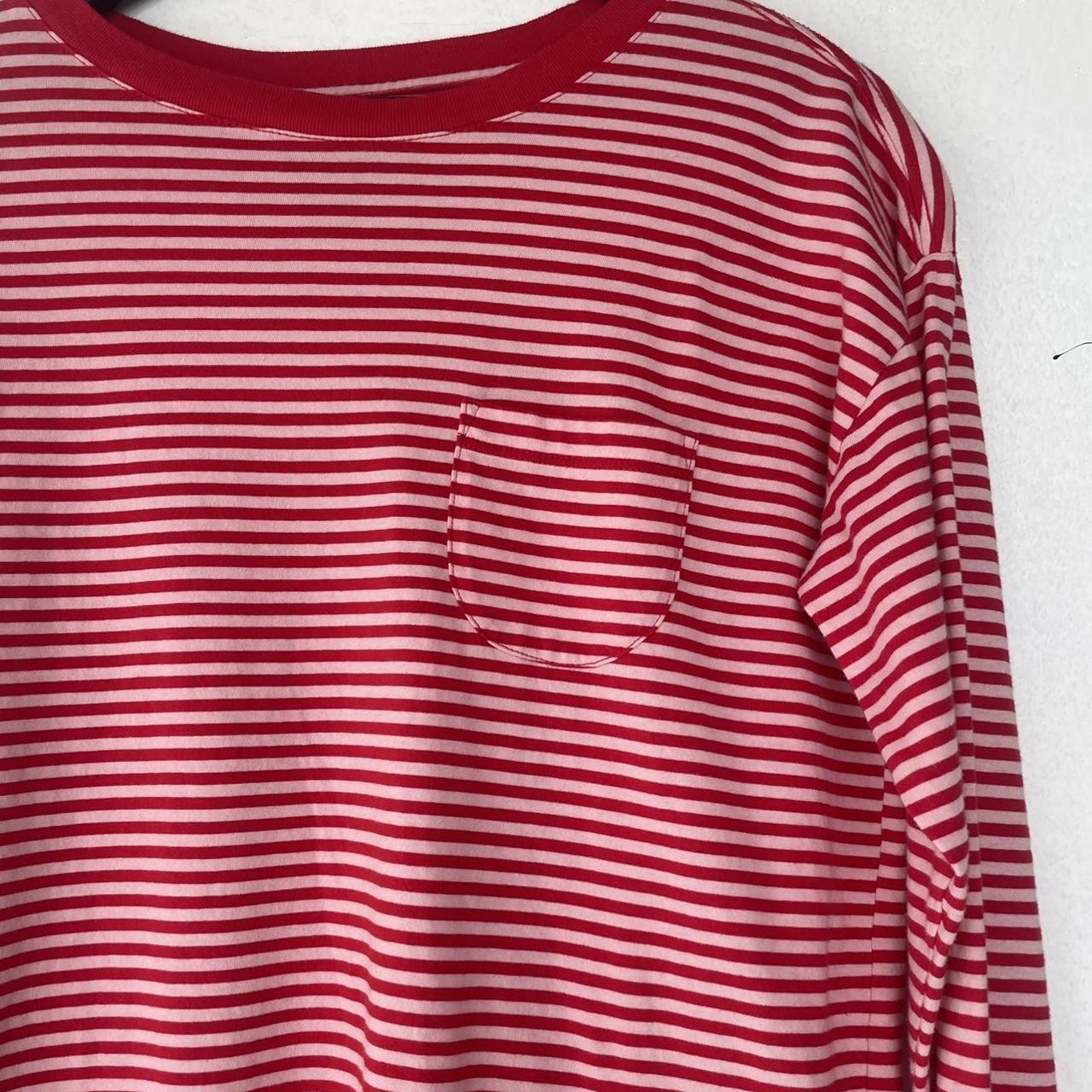 Free assembly striped tee - Depop