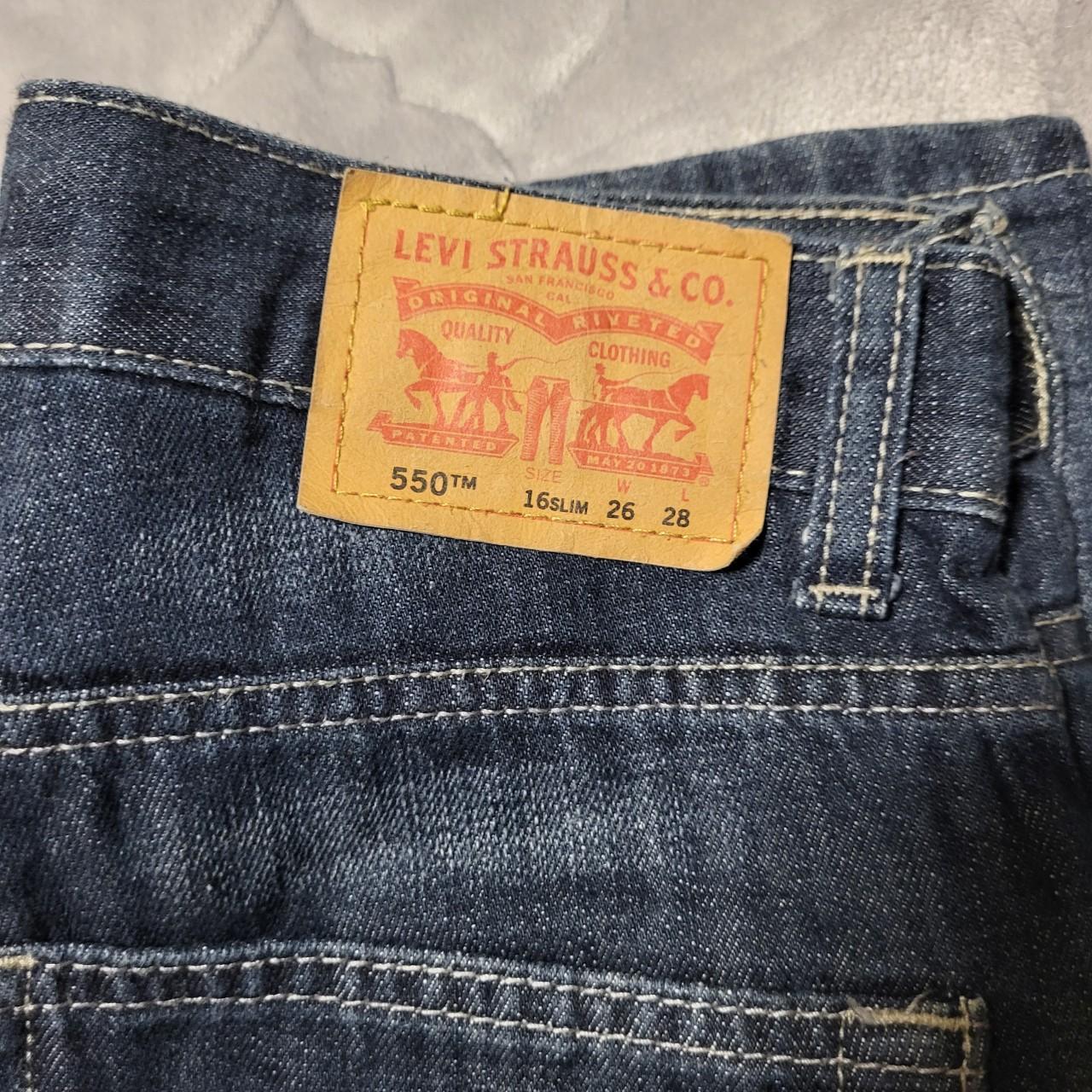 Levis 550 Relaxed Fit Women's Jeans 16 Slim. 26x28. - Depop