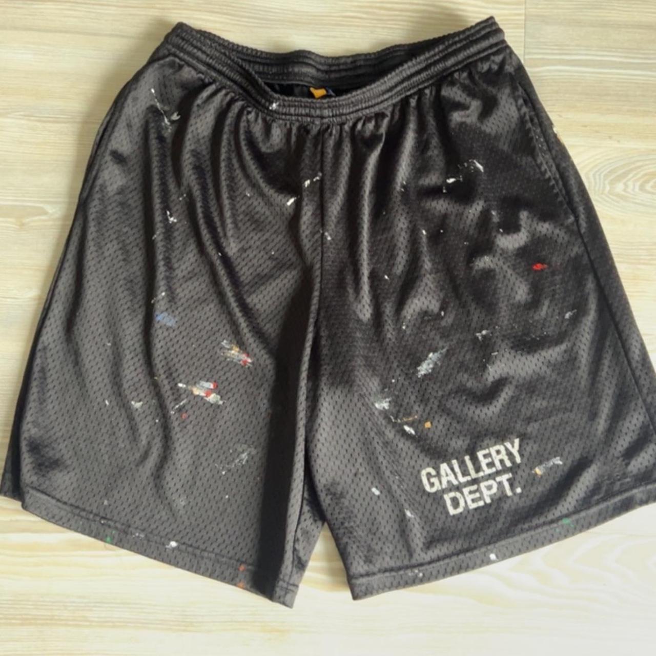 ウェア GALLERY DEPT Basketball Shorts GALLERY DEPT. Venice logo-print jersey-mesh shorts | Harvey