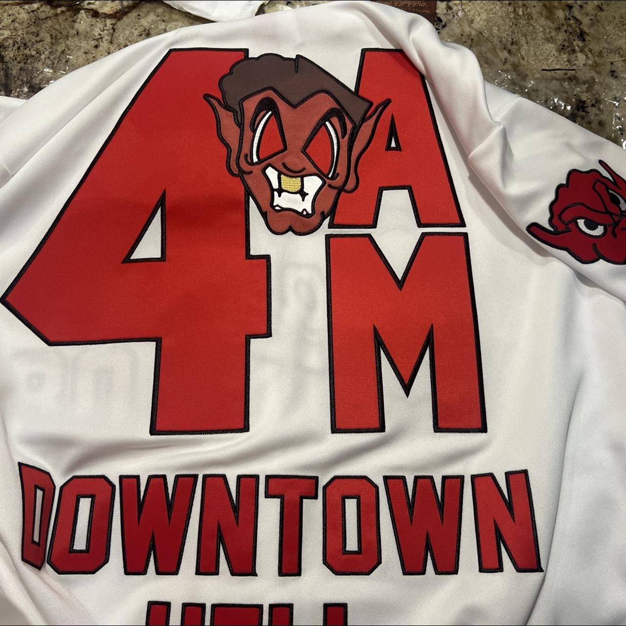 Supreme Mitchell & Ness Downtown Hell Baseball Jersey White