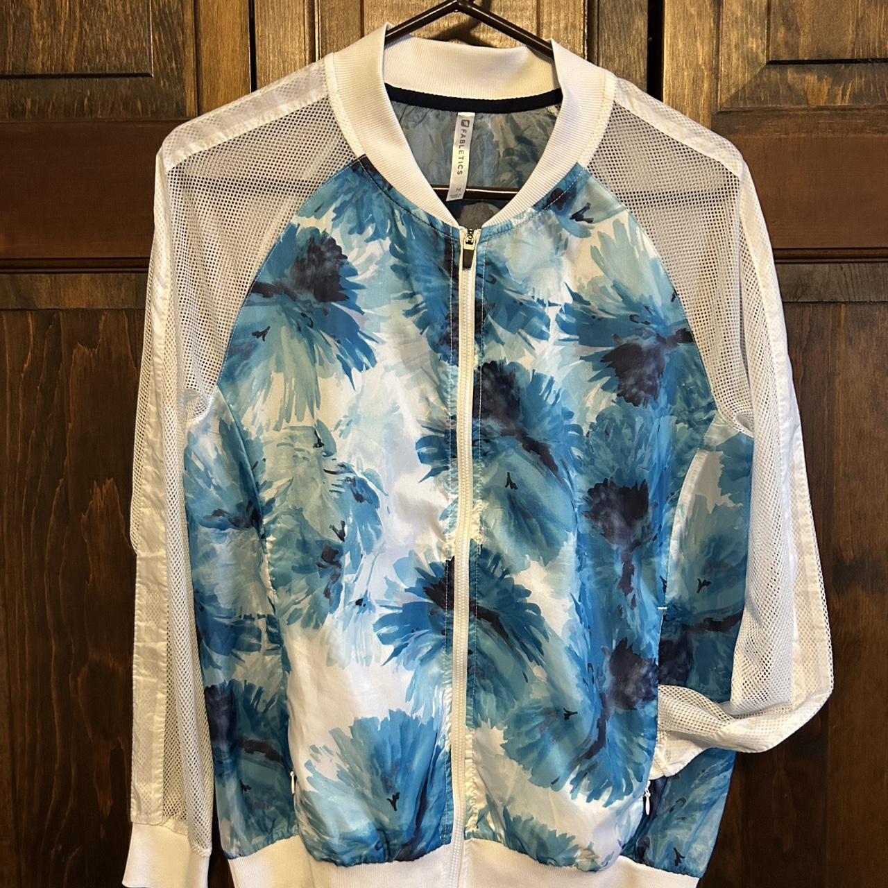 Fabletics Women's Jacket - Blue/Multi - M – Fable… - image 1