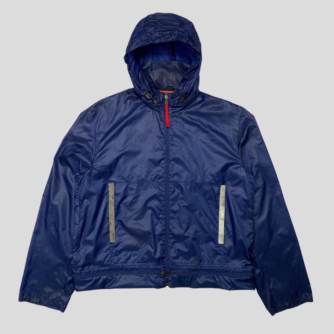 Prada Sport SS99 Convertible Nylon Reflective Jacket...