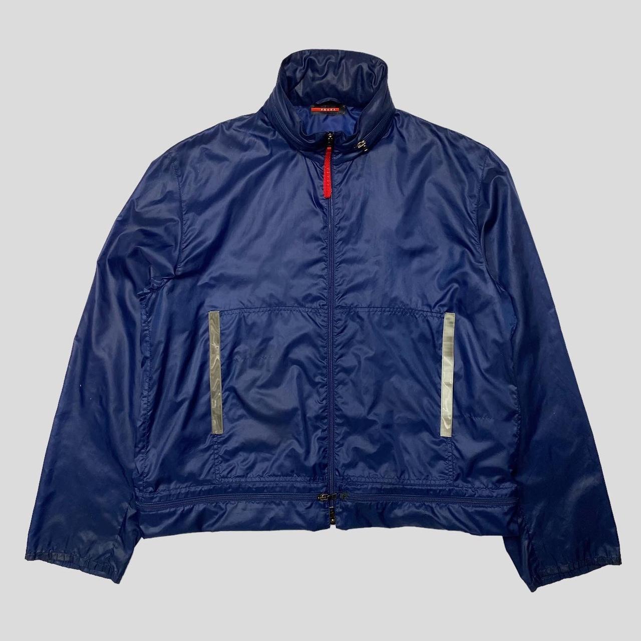 Prada Sport SS99 Convertible Nylon Reflective Jacket...