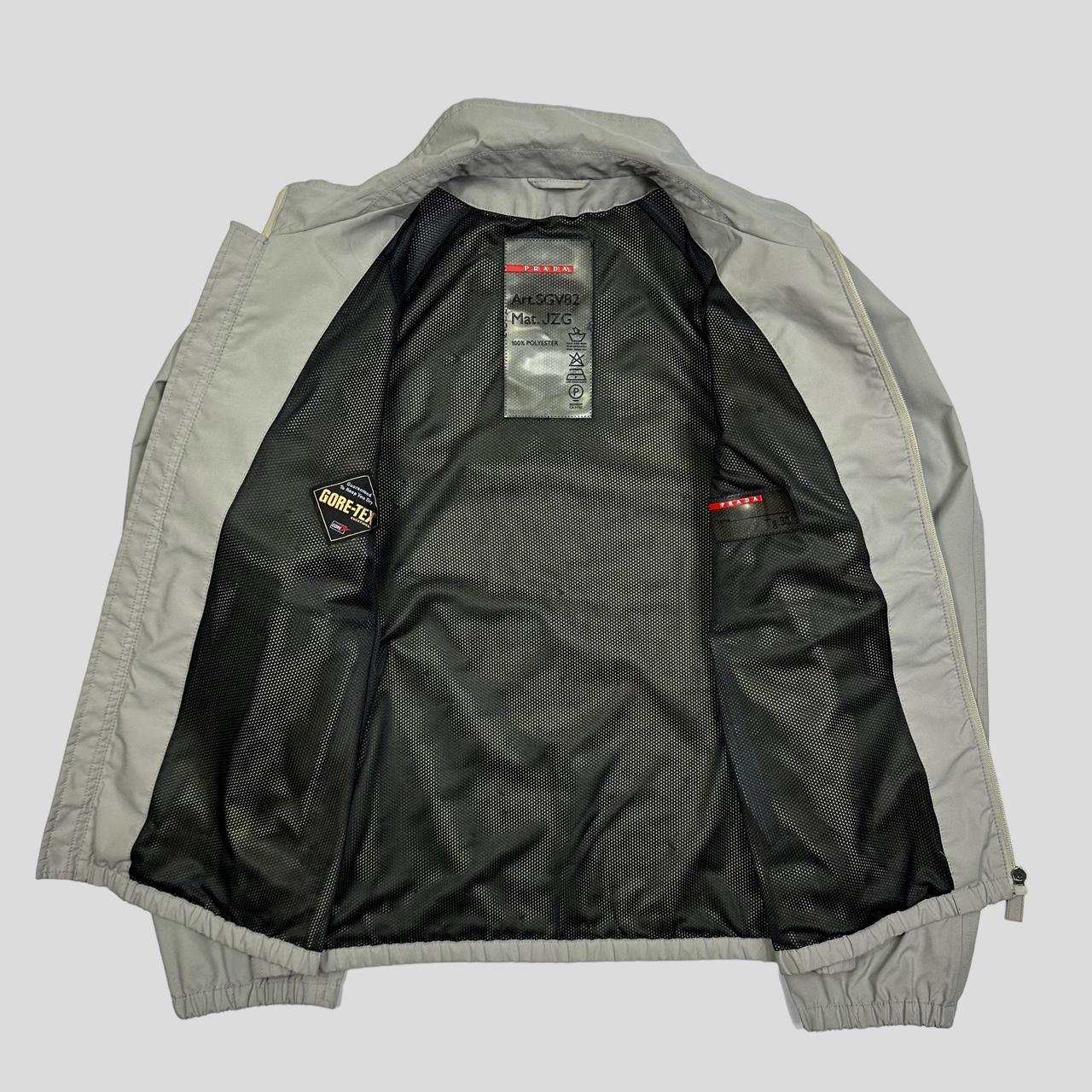 Prada Sport 00's Goretex Cropped Harrington Jacket - - Depop