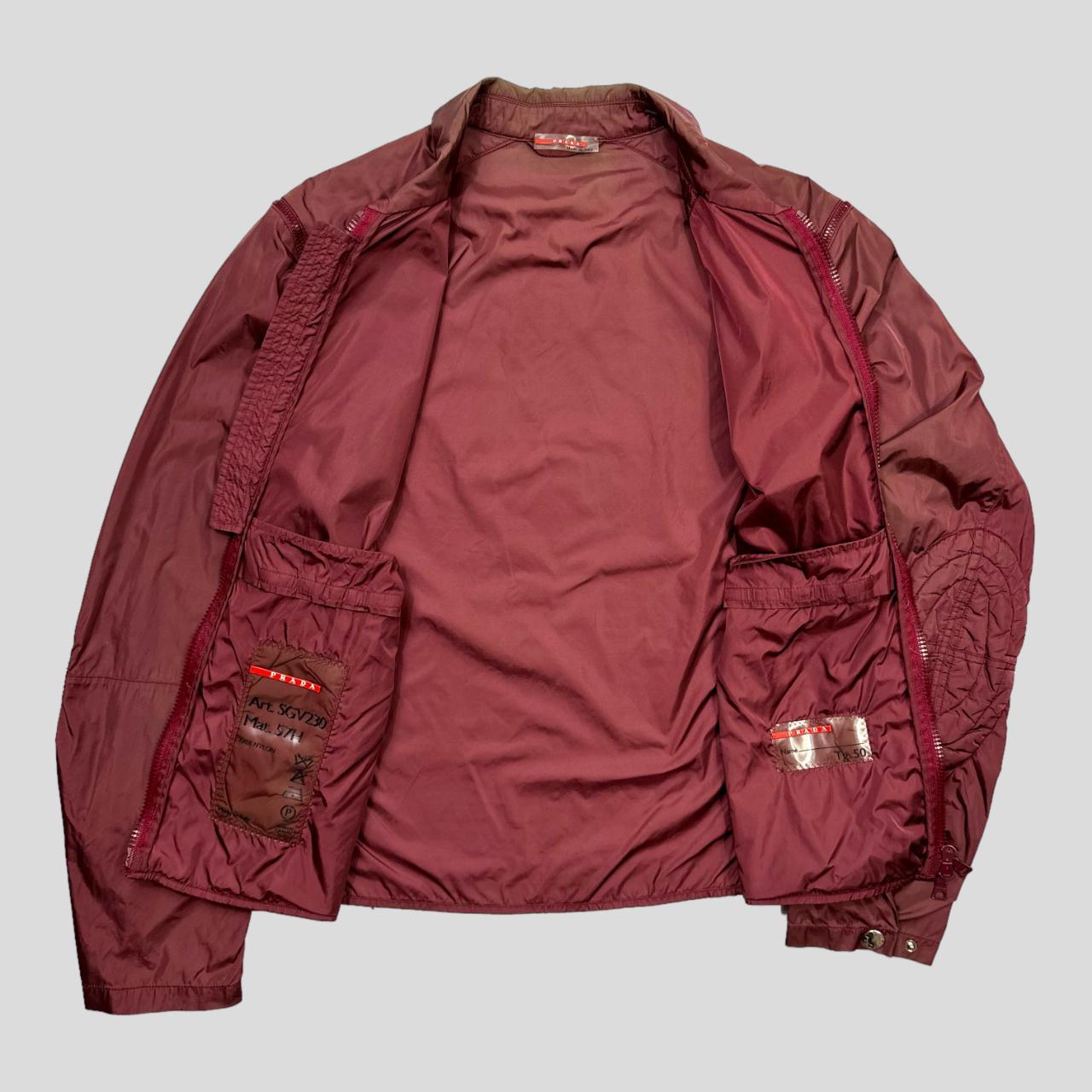 Prada Sport 1999 Convertible Nylon Moto Jacket /...