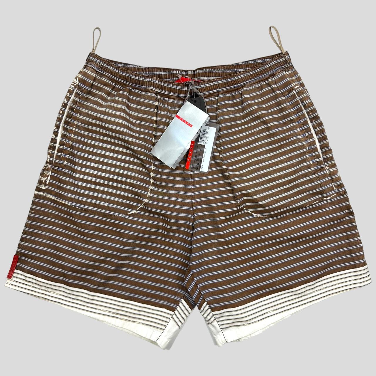 Prada Sport SS07 Acid Treatment Striped Shorts DSWT. Depop