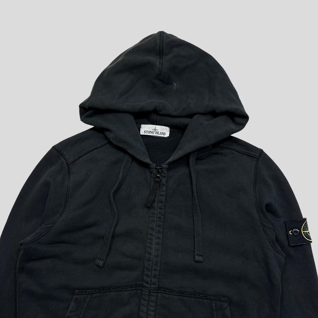 Stone Island AW17 Black Zip-up Hoodie - S Stone | Depop Stone Island AW17 Black Zip-up Hoodie - S Stone | Depop