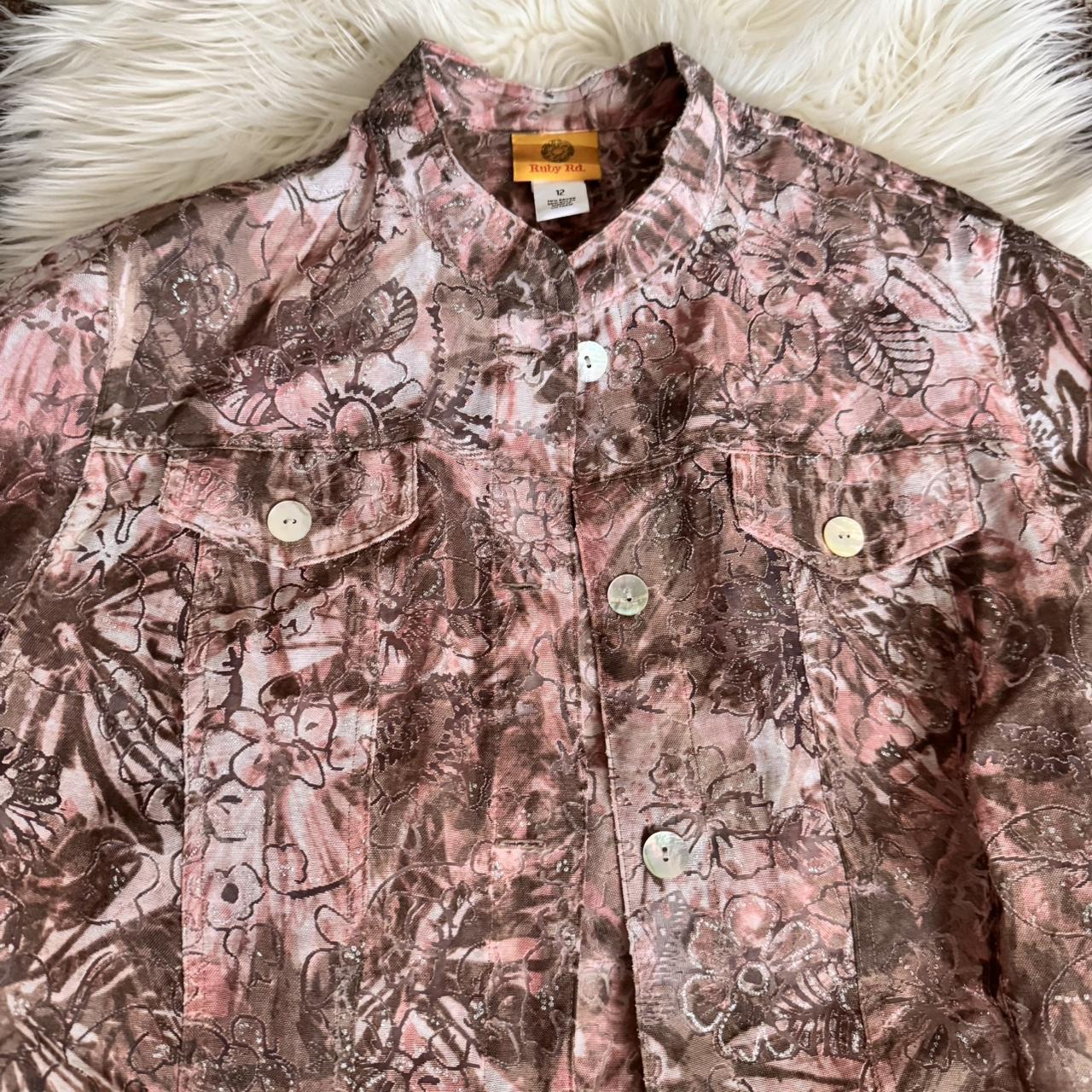 Ruby Rd. Women's Blouse - Pink/Multi - 12 – Ruby … - image 2