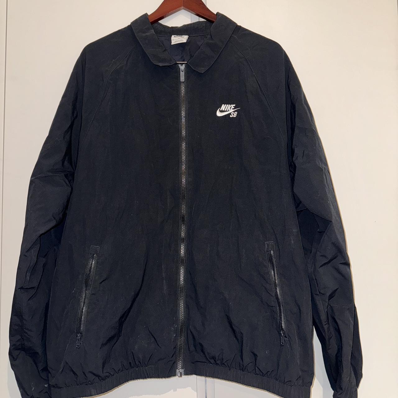 Nike SB Coach Jacket Colour: Black Size: XL Depop