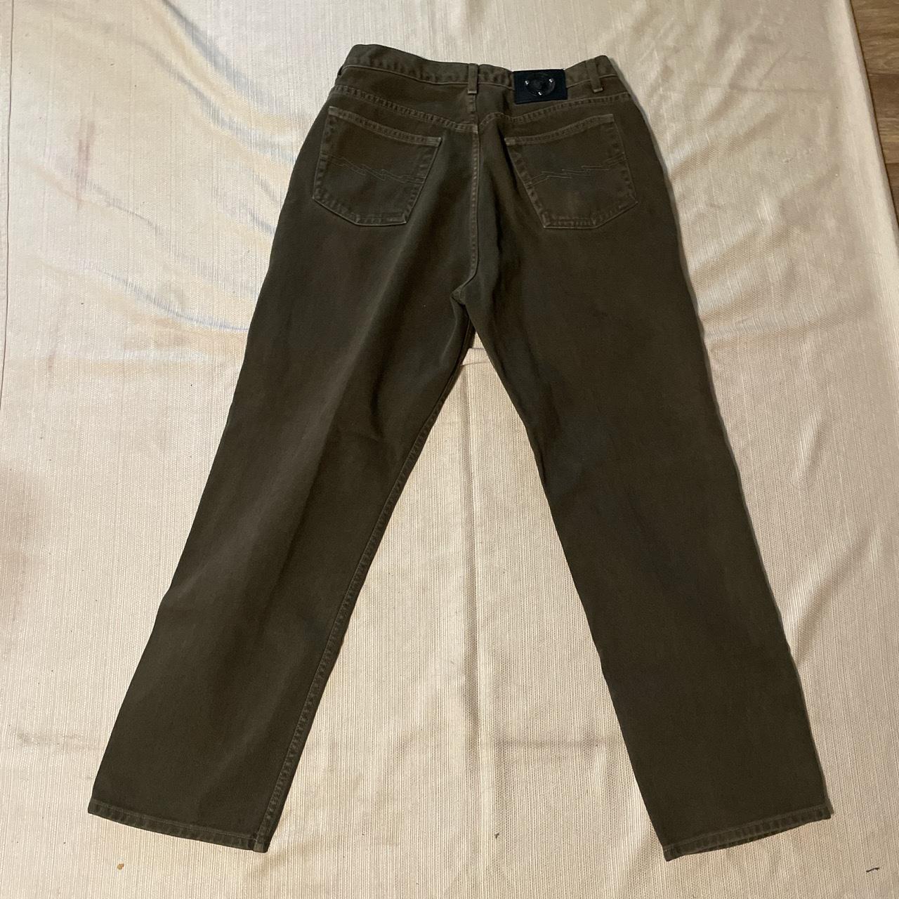 34 by 30 dark green jeans Platini cougar jeans - Depop